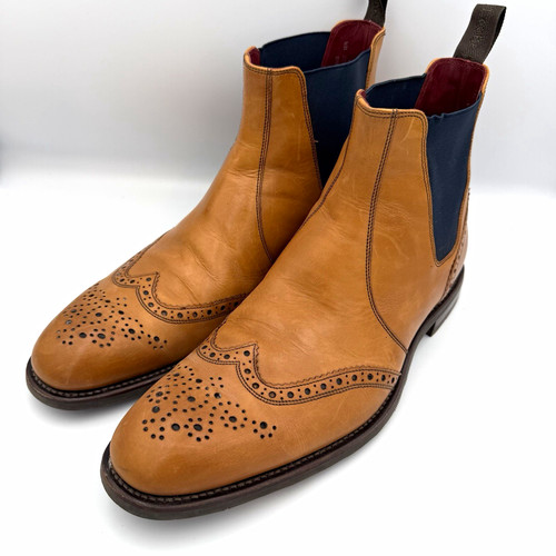 Loake hoskins tan calf leather - calf,